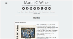 Desktop Screenshot of martincwiner.com