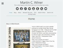 Tablet Screenshot of martincwiner.com